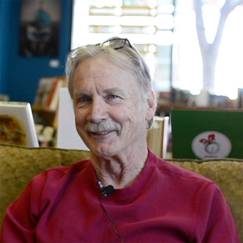 Poet Burt Bradley, member-owner at This House of Books, your member-owned, independent bookstore & tea shop in downtown Billings, Montana