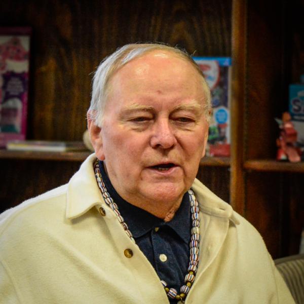 Photograph of Ken Robison, a member-owner at This House of Books, your community-owned, independent bookstore and tea shop in downtown Billings, Montana.